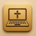 icon_religion_laptop_embossed icon preview