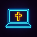 icon_religion_laptop_neon icon preview