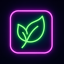 icon_religion_leaf_neon icon preview