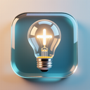 icon_religion_light_bulb_glassy icon preview