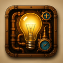 icon_religion_light_bulb_steampunk icon preview