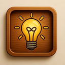 icon_religion_light_bulb_wooden icon preview