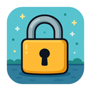 icon_religion_lock_cartoon icon preview