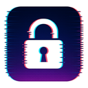 icon_religion_lock_digital_glitch icon preview