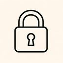 icon_religion_lock_line_art icon preview