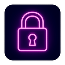 icon_religion_lock_neon icon preview