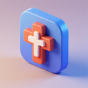 icon_religion_medical_cross_3d_isometric icon preview