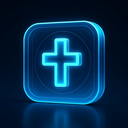 icon_religion_medical_cross_futuristic icon preview