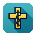 icon_religion_medical_cross_geometric icon preview