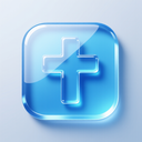 icon_religion_medical_cross_glassy icon preview