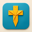 icon_religion_medical_cross_origami icon preview