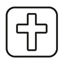 icon_religion_medical_cross_outline icon preview