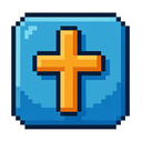 icon_religion_medical_cross_pixel_art icon preview