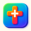 icon_religion_medical_cross_vibrant_colors icon preview