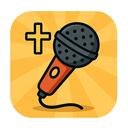 icon_religion_microphone_cartoon icon preview
