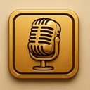 icon_religion_microphone_embossed icon preview