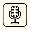 icon_religion_microphone_line_art icon preview