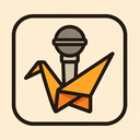 icon_religion_microphone_origami icon preview