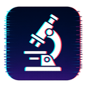 icon_religion_microscope_digital_glitch icon preview