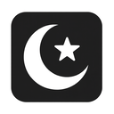 icon_religion_moon_monochrome icon preview