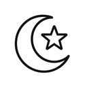icon_religion_moon_outline icon preview