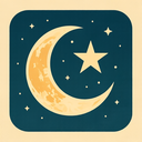 icon_religion_moon_retro icon preview