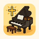 icon_religion_piano_cartoon icon preview