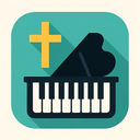 icon_religion_piano_flat_design icon preview