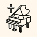 icon_religion_piano_minimal_outline icon preview