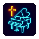 icon_religion_piano_neon icon preview