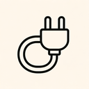 icon_religion_plug_line_art icon preview