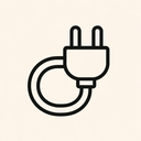 icon_religion_plug_minimal_outline icon preview