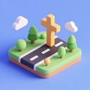 icon_religion_road_3d_isometric icon preview