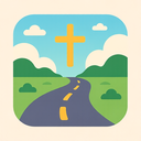 icon_religion_road_flat_pastel icon preview