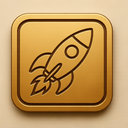 icon_religion_rocket_embossed icon preview