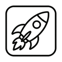 icon_religion_rocket_outline icon preview