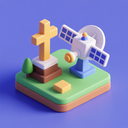icon_religion_satellite_3d_isometric icon preview