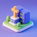icon_religion_server_3d_isometric icon preview