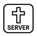 icon_religion_server_monochrome icon preview