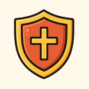 icon_religion_shield_cartoon icon preview