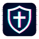 icon_religion_shield_digital_glitch icon preview