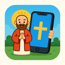 icon_religion_smartphone_cartoon icon preview