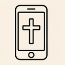 icon_religion_smartphone_minimal_outline icon preview