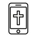 icon_religion_smartphone_monochrome icon preview