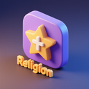 icon_religion_star_3d_isometric icon preview