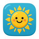 icon_religion_sun_cartoon icon preview