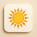 icon_religion_sun_elegant icon preview