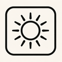 icon_religion_sun_monochrome icon preview