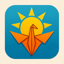 icon_religion_sun_origami icon preview