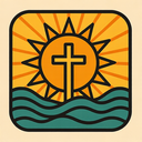 icon_religion_sun_retro icon preview